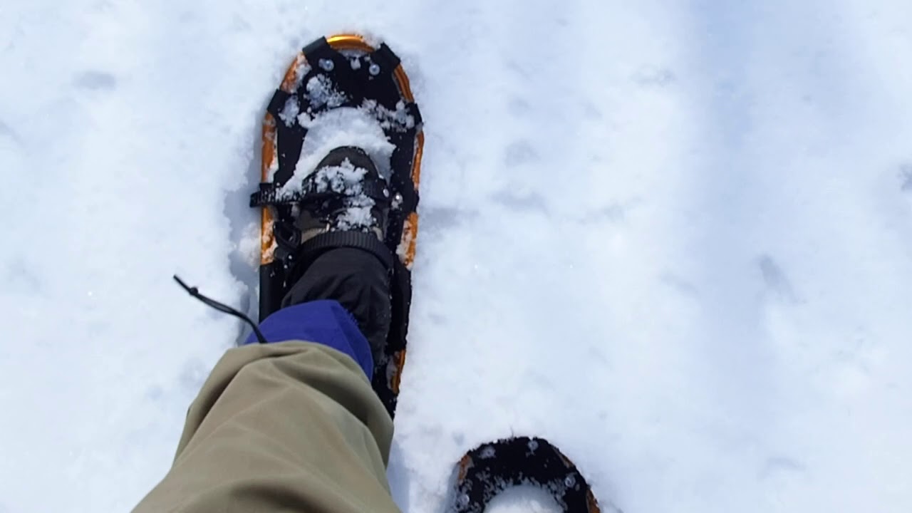 スノーシュー試し履き