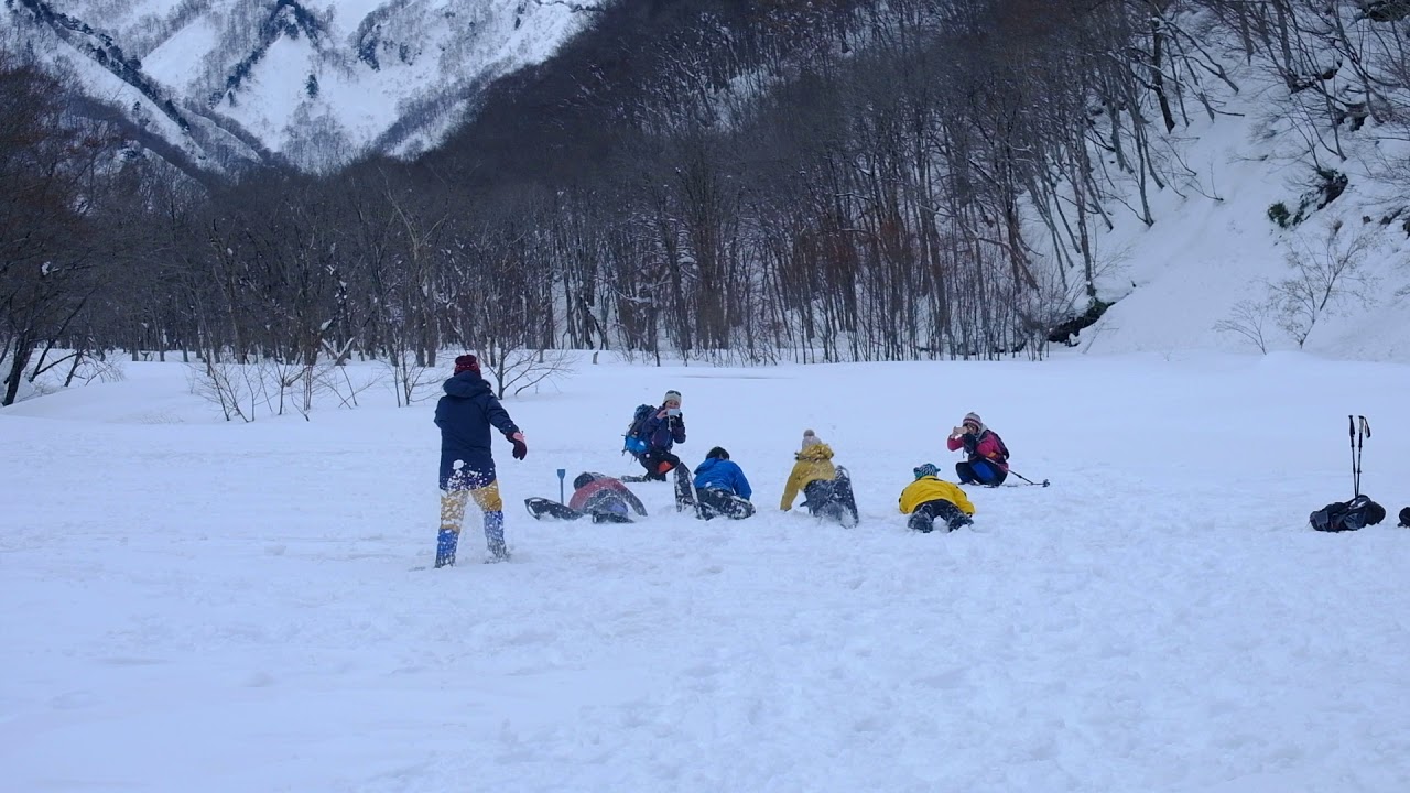 2019/1/12谷川岳山麓スノーシューハイク その1