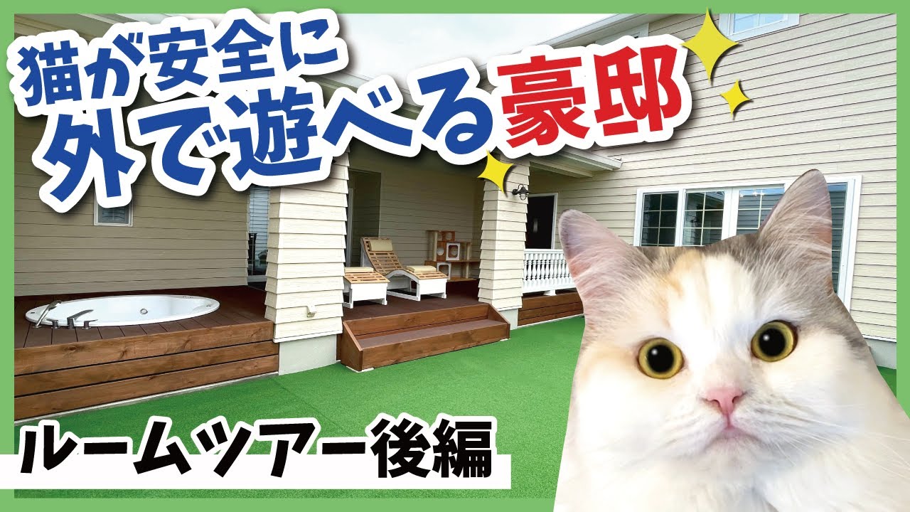 猫を外で遊ばせてあげたくて作った猫の豪邸がこちら【後編】【関西弁でしゃべる猫】