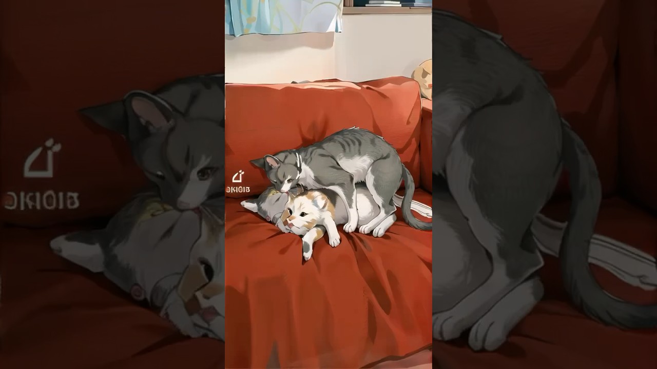 違う猫種としてai変換されちゃったシンガプーラ兄弟