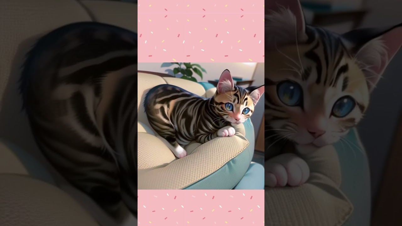 ベンガル子猫A I化　#shorts #子猫の成長 #猫の日常