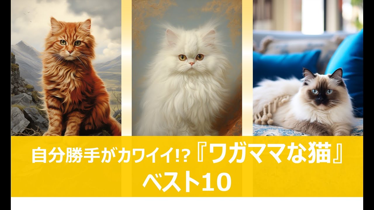【人気の猫】自分勝手がカワイイ!? ワガママな猫ベスト10