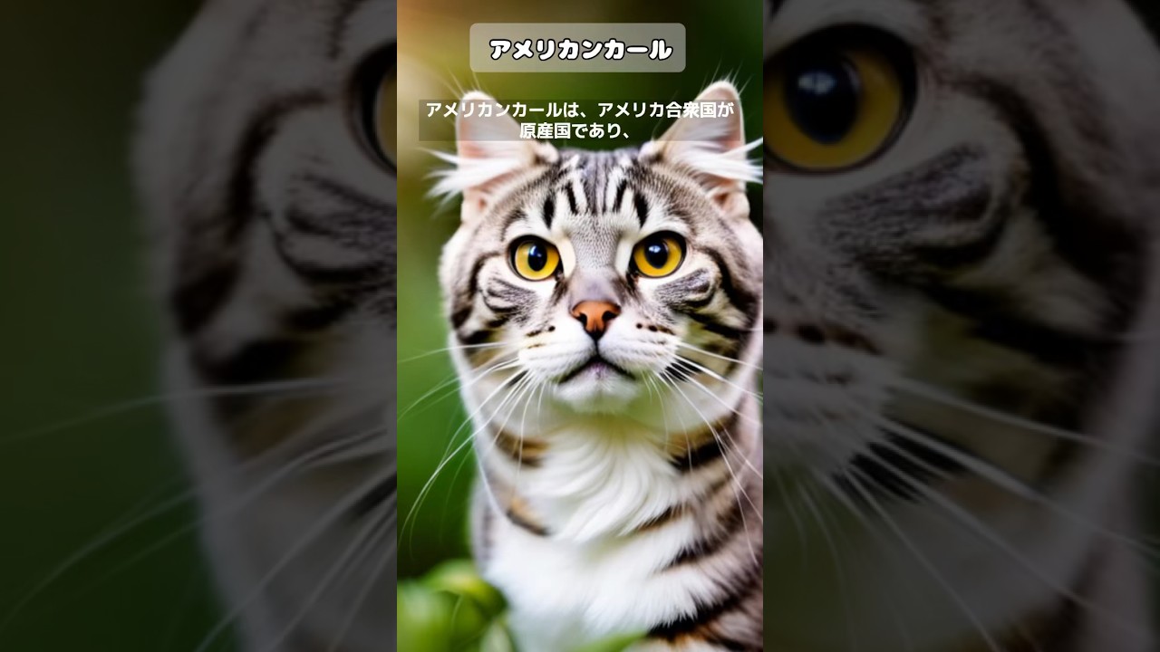 アメリカンカール #猫種紹介