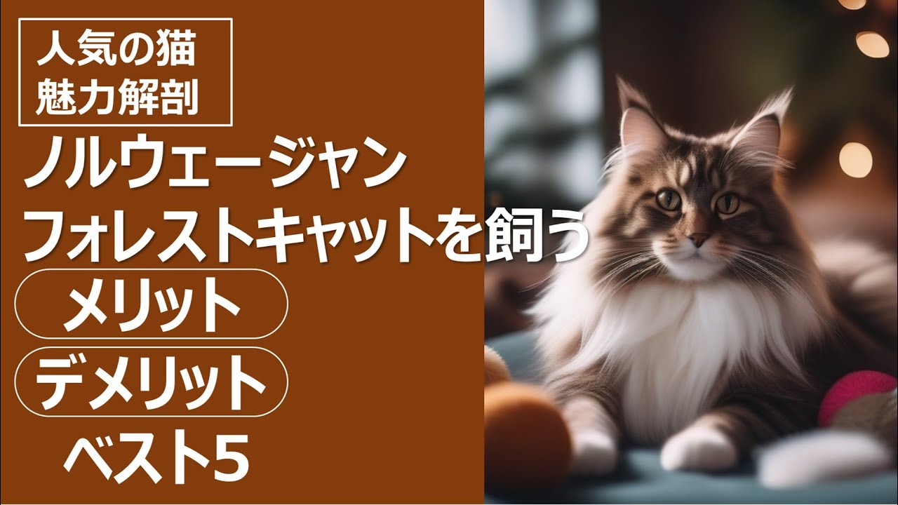 人気の猫 魅力解剖！ノルウェージャンフォレストキャットを飼うメリット・デメリットベスト5