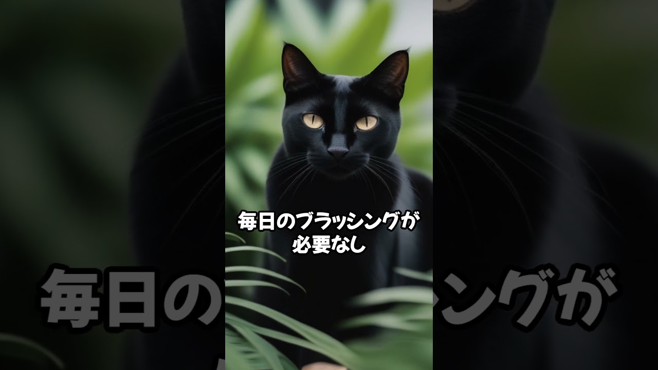 人気の猫 魅力解剖！ボンベイを飼うメリットベスト5 #shorts