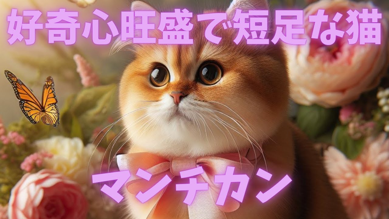 可愛くて飼いやすい猫種マンチカンの特徴や性格