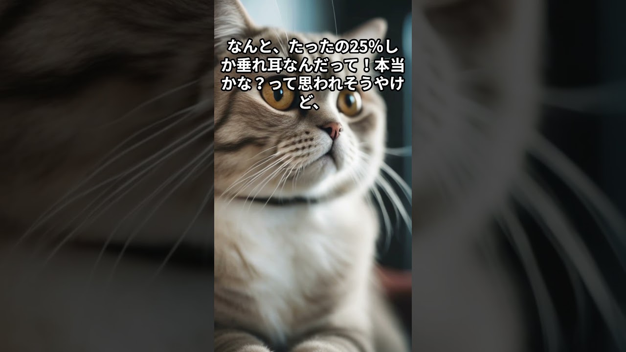 スコティッシュフォールドの秘密　 #cat #中年太り解消 #動物 #猫 #猫大好き #たれ耳  #スコティッシュフォールド #スコティッシュフォールド
