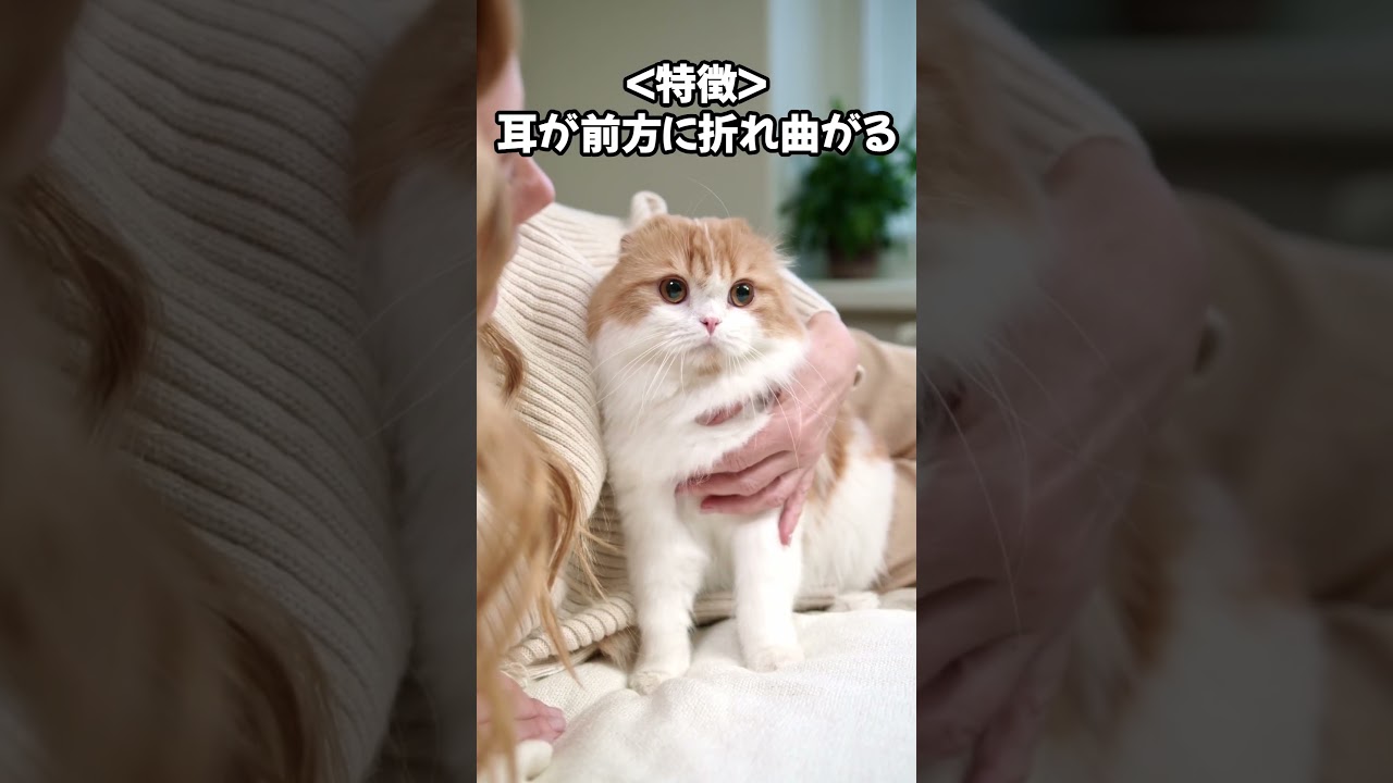 【人気の猫】スコティッシュフォールド猫の歴史と特徴！知っておきたい5つのポイント #shorts