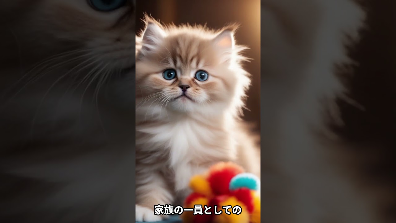 世界中で愛されるペルシャ猫の魅力の秘密とは！  #Shorts　 #猫　 #ねこ #cat