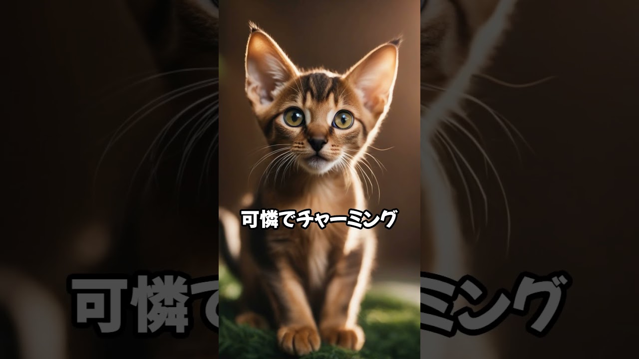 【人気の猫】アビシニアンに多い名前ベスト10 #shorts