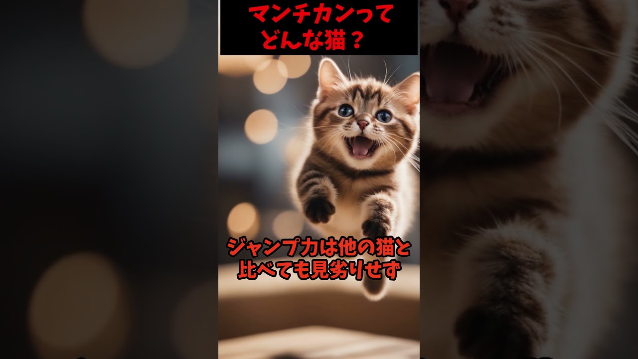マンチカンってどんな猫？ #動物 #雑学 #生き物 #猫 #マンチカン