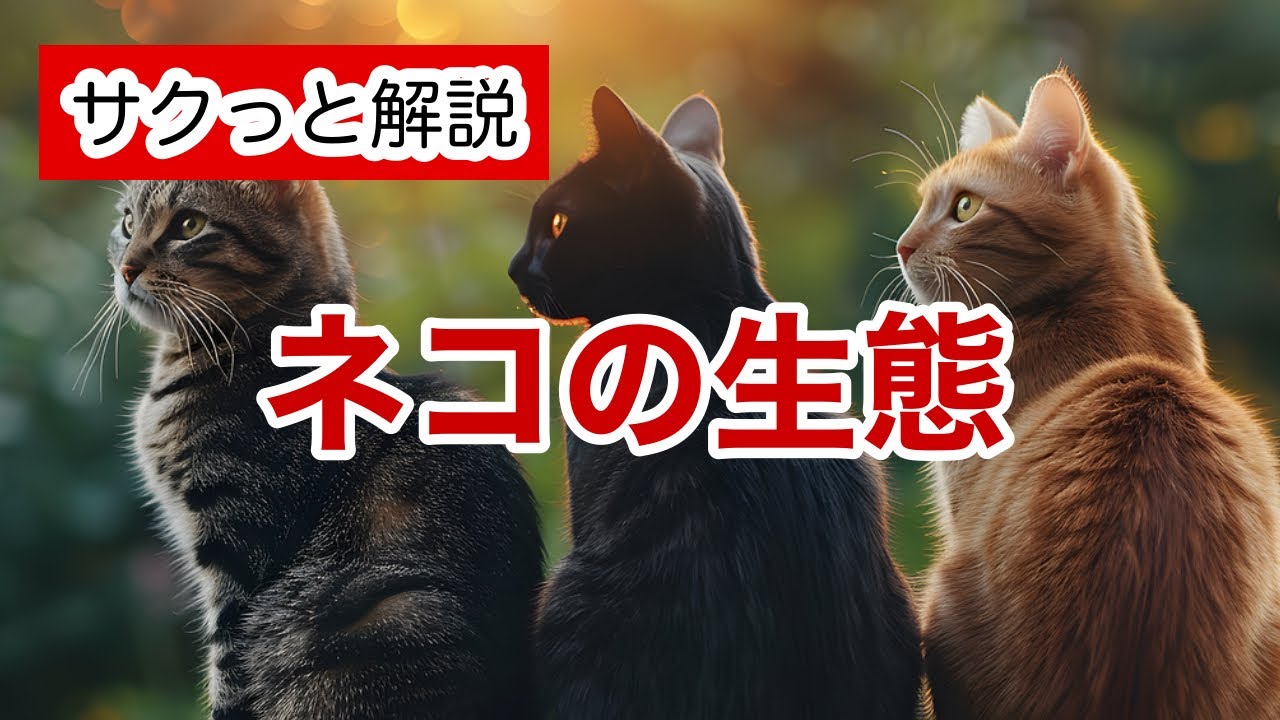 ネコの生態【サクっと解説】
