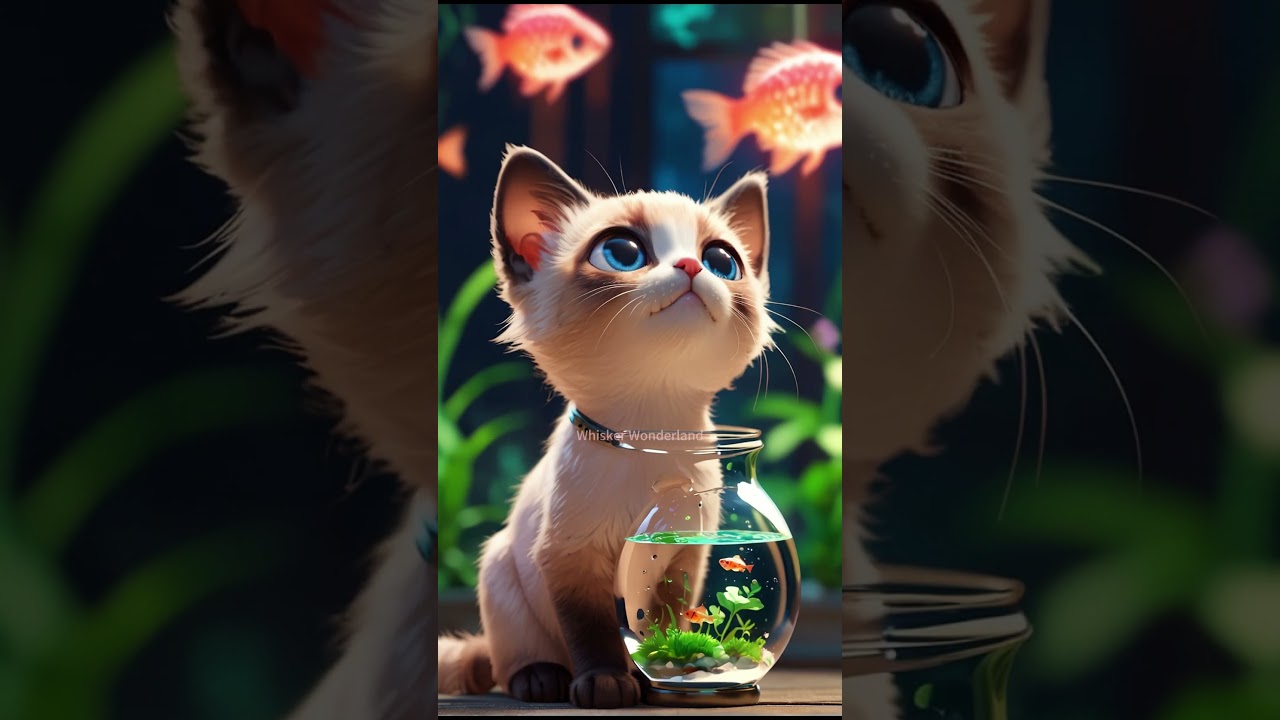 Second Chances: The Siamese Kitten's Happy Homecoming #cat #story #animation  #ai  #kitten