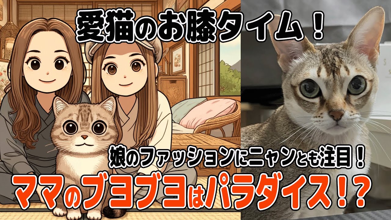 【シンガプーラ】愛猫物語！笑顔あふれるリビングで繰り広げられる、ねこの楽園探し！猫の気持ちを代！坂上パパ風#cat #animals #pets #坂上家