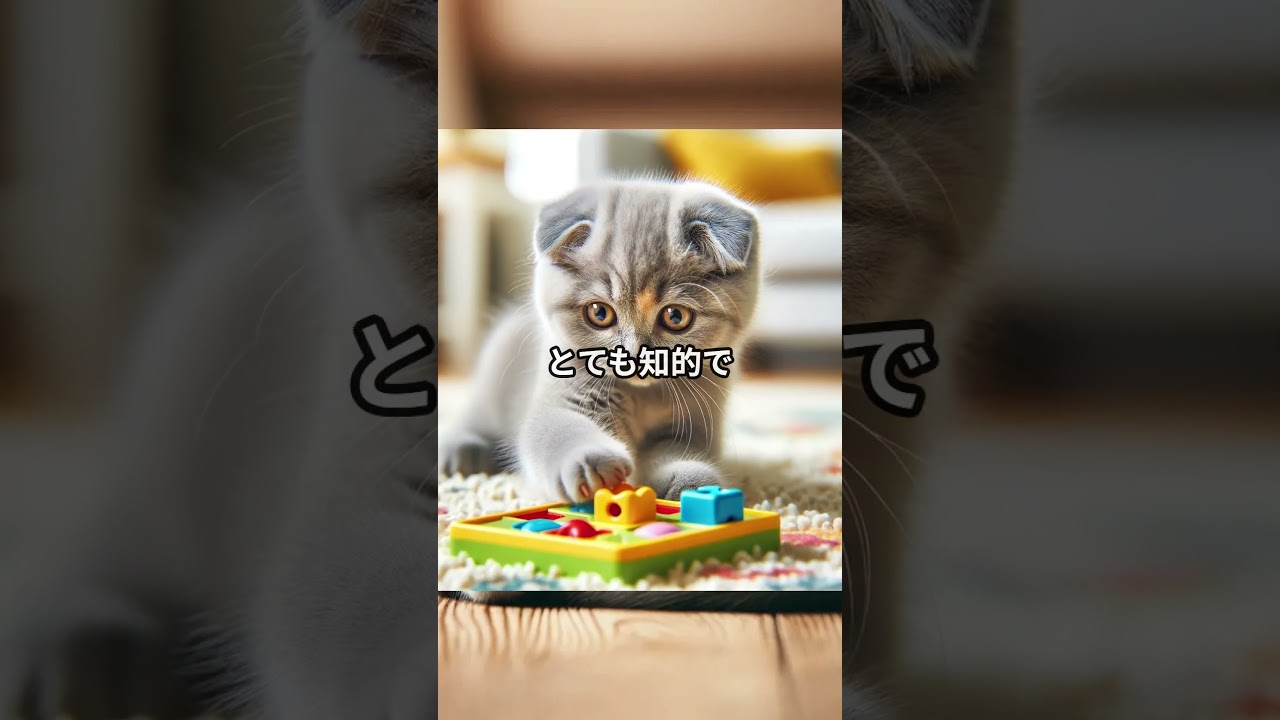 スコティッシュフォールドが人気な理由#ねこ #猫#スコティッシュフォールド#cat#ai#ai画像