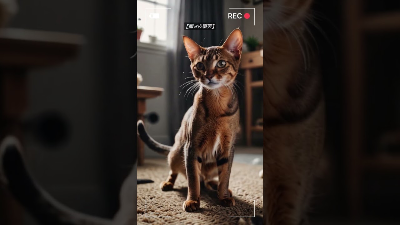 「アビシニアン猫の驚きの秘密！🐱✨」