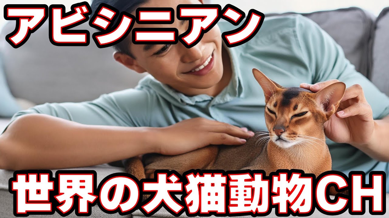 アビシニアンの世界へようこそ！その優雅な魅力と愛される理由_#世界の犬猫動物CH