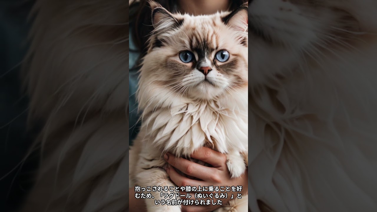 マンションなどで飼いやすいおすすめの猫～ラグドール～#Shorts#ねこ #cat