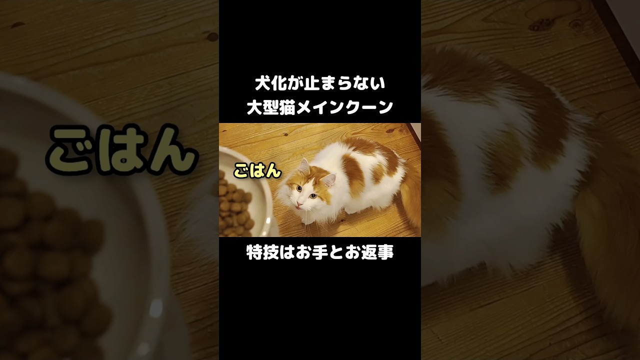 大型猫の犬化が止まりません #メインクーン #cat #mainecoon #ねこ #猫のいる暮らし #大型猫種 #長毛種 #猫好きさんと繋がりたい