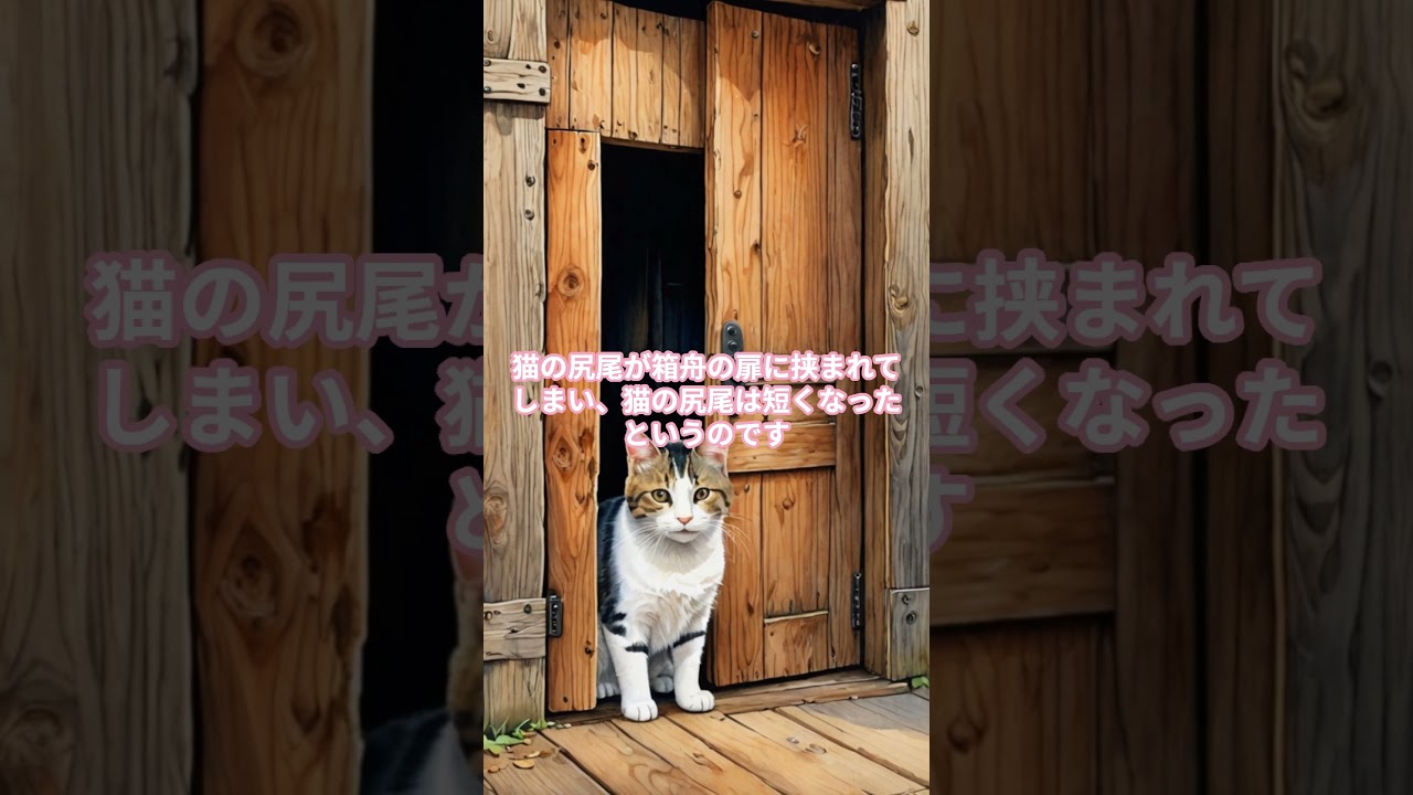 聖書に登場する猫 マンクスキャット #shorts #猫 #ねこ #猫の豆知識 #猫雑学 #cat