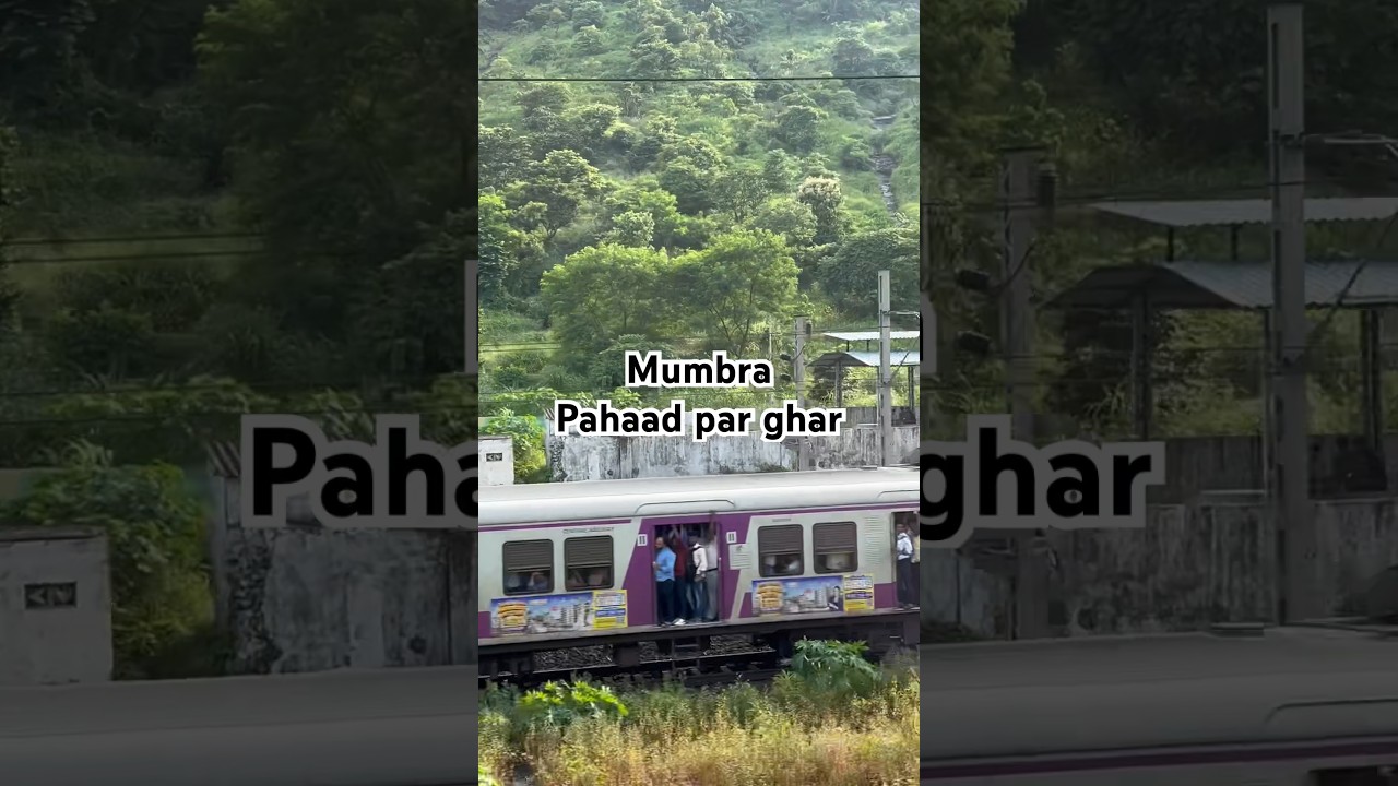#mumbai local #virel video #shorts #mountainview # local train 🚆