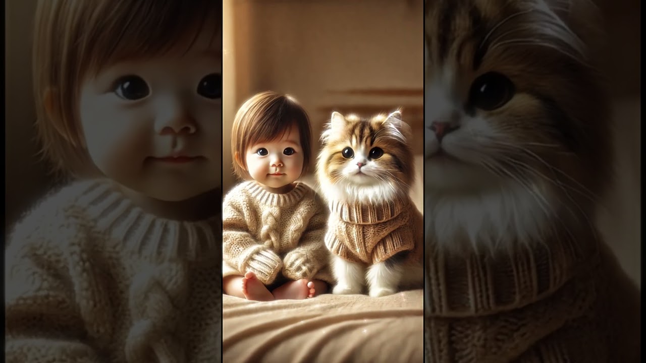 Baby & Cat 01 #猫 #赤ちゃん #赤ちゃんが笑う #shorts