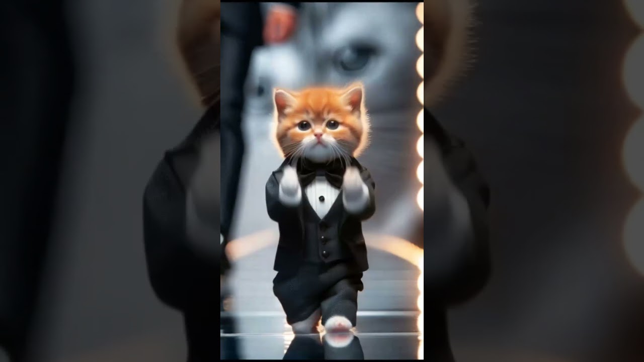 This Cat in a Tuxedo Will Make You Smile #catcute #kittty