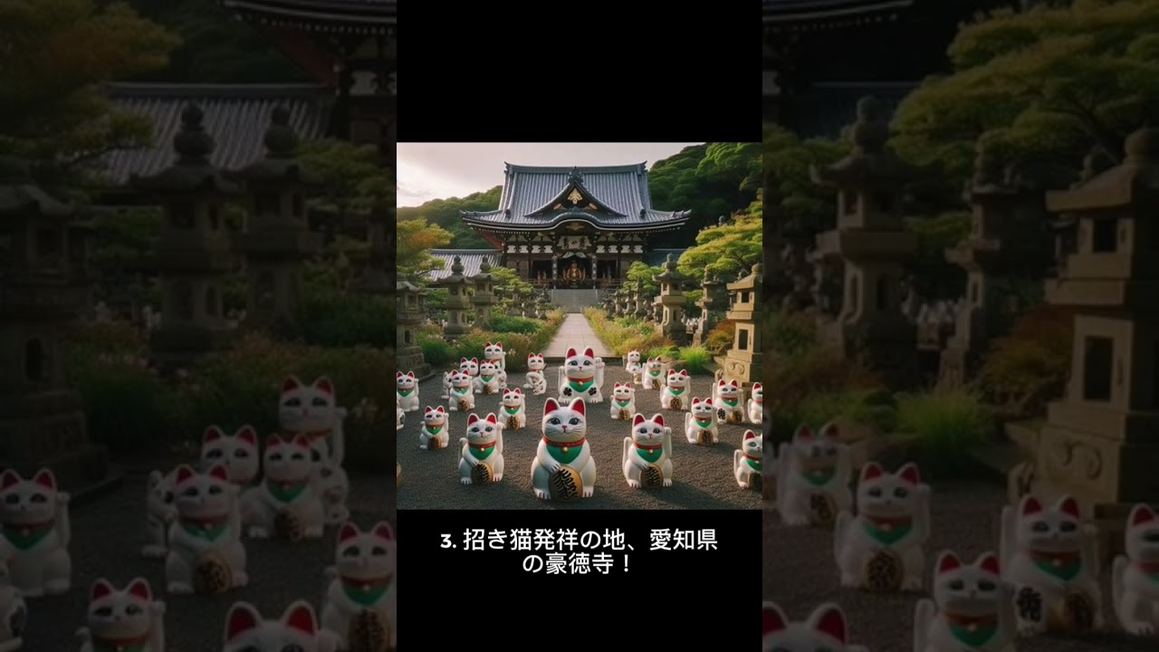 #猫の雑学:日本の猫雑学5選：知られざる猫の伝統と文化！#猫物語#招き猫 #島根県の猫島#猫島 #島根県 #猫の楽園 #愛知県豪徳寺#招き猫発祥の地 #豪徳寺 #九州の猫神社 #鹿児島県 #秋田県の猫