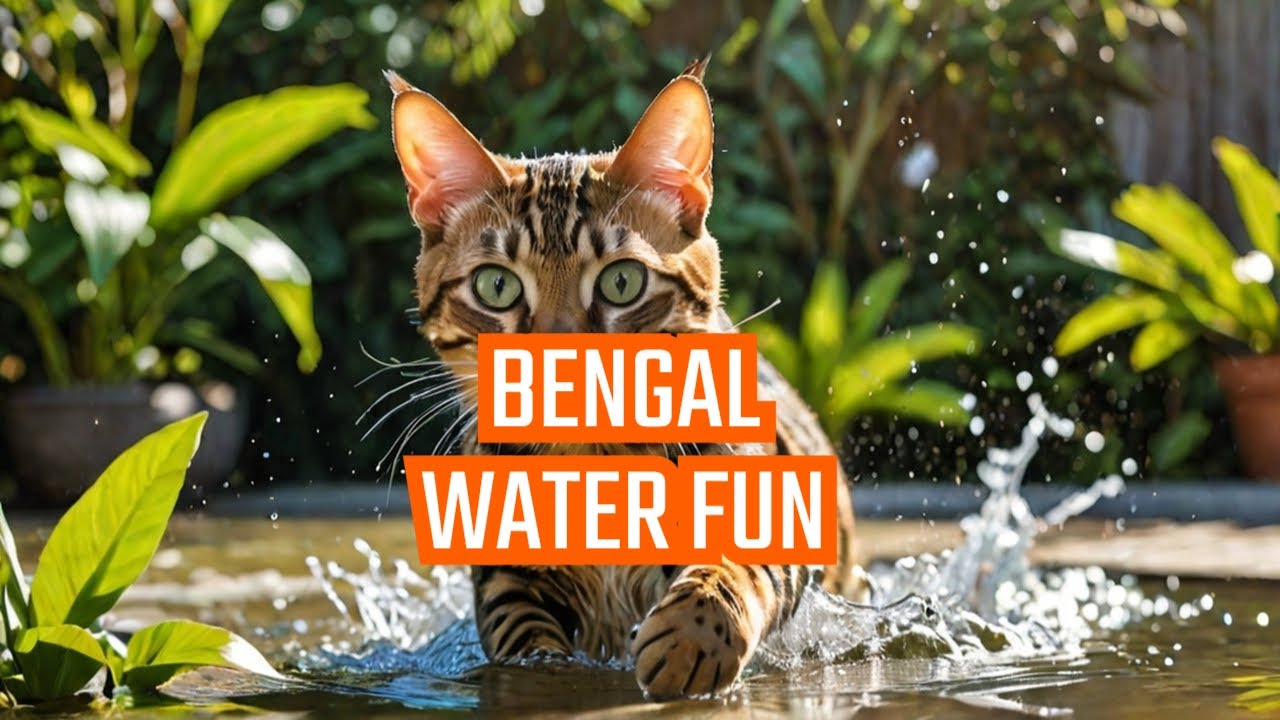 Are Bengal Cats Obsessed with Water Adventures?