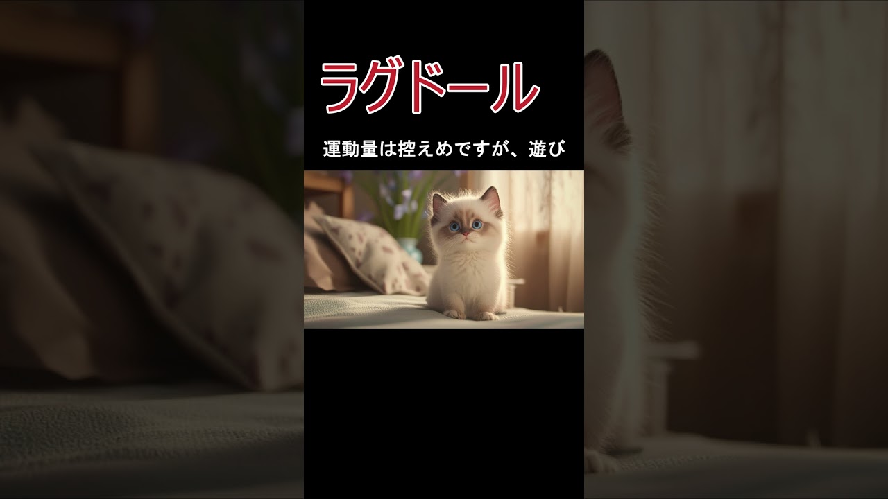 ネコの種類ラグドールの紹介