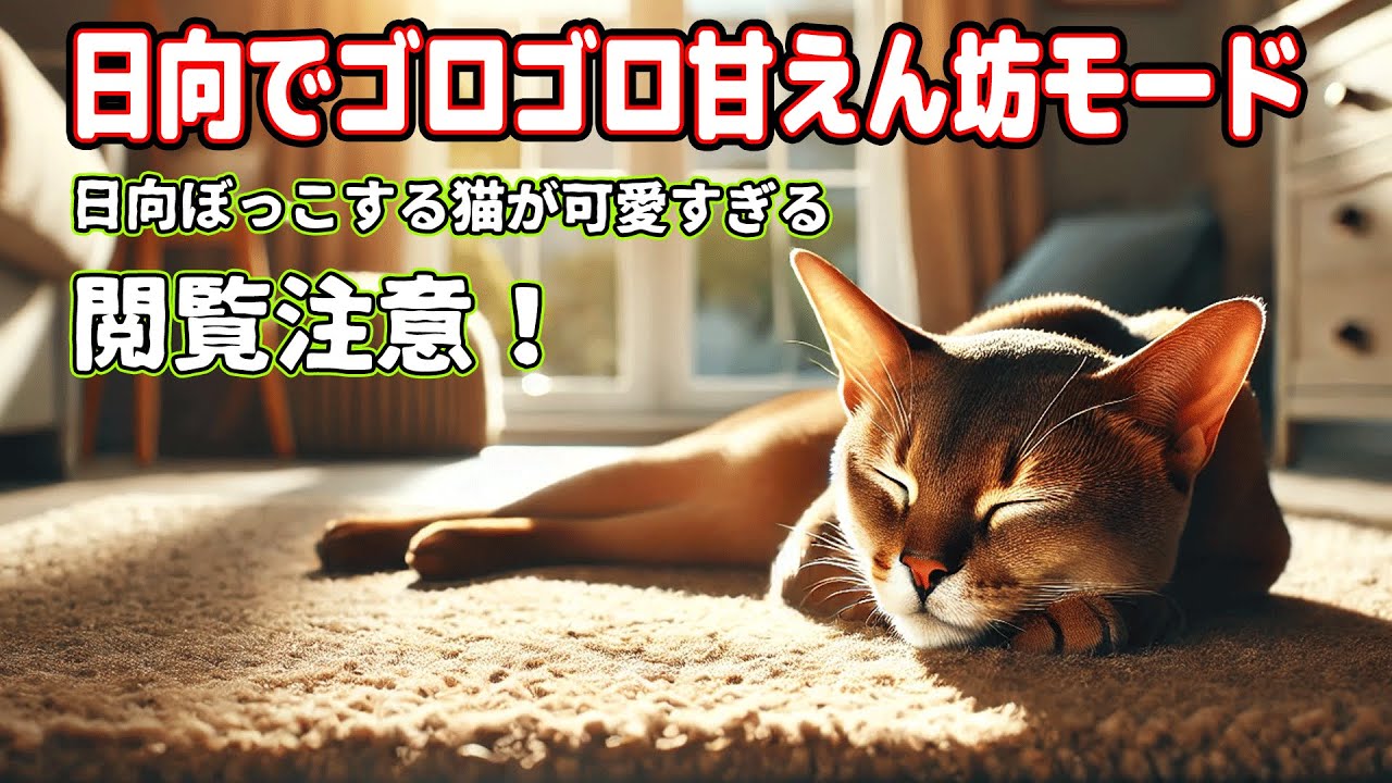 【シンガプーラー】日向でゴロゴロして甘えんぼモード#cat #シンガプーラ #猫のいる暮らし