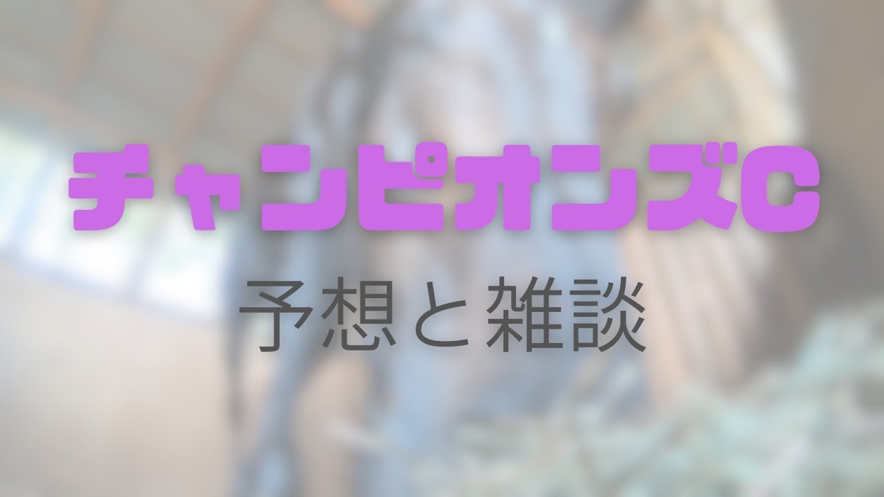チャンピオンズC/予想と雑談