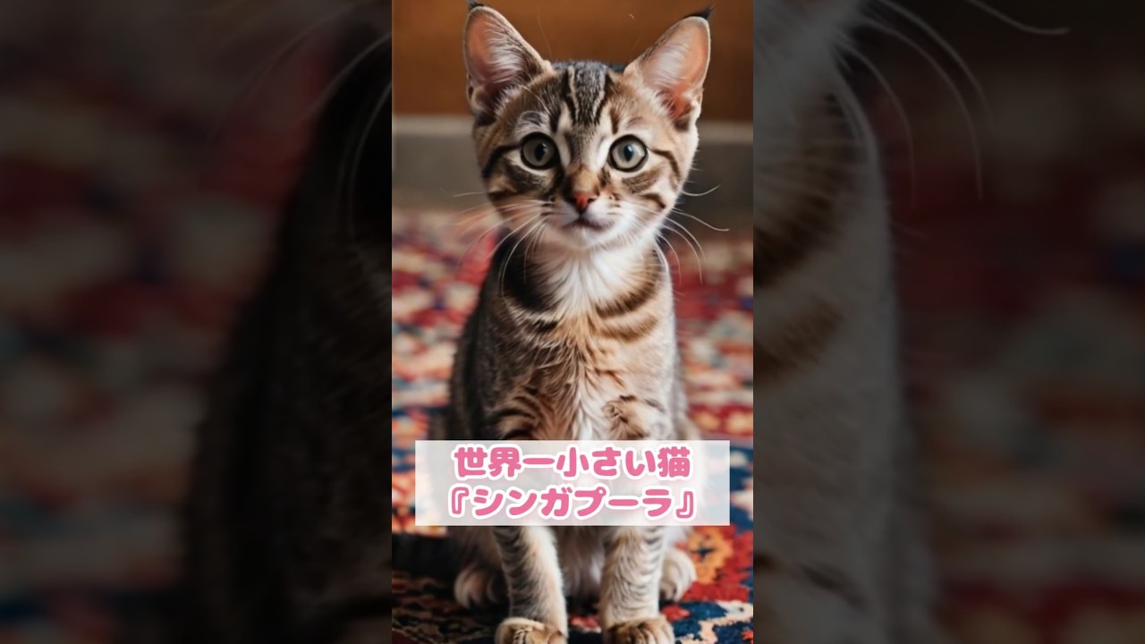 世界一小さい猫『シンガプーラ』　#shorts #猫 #猫雑学