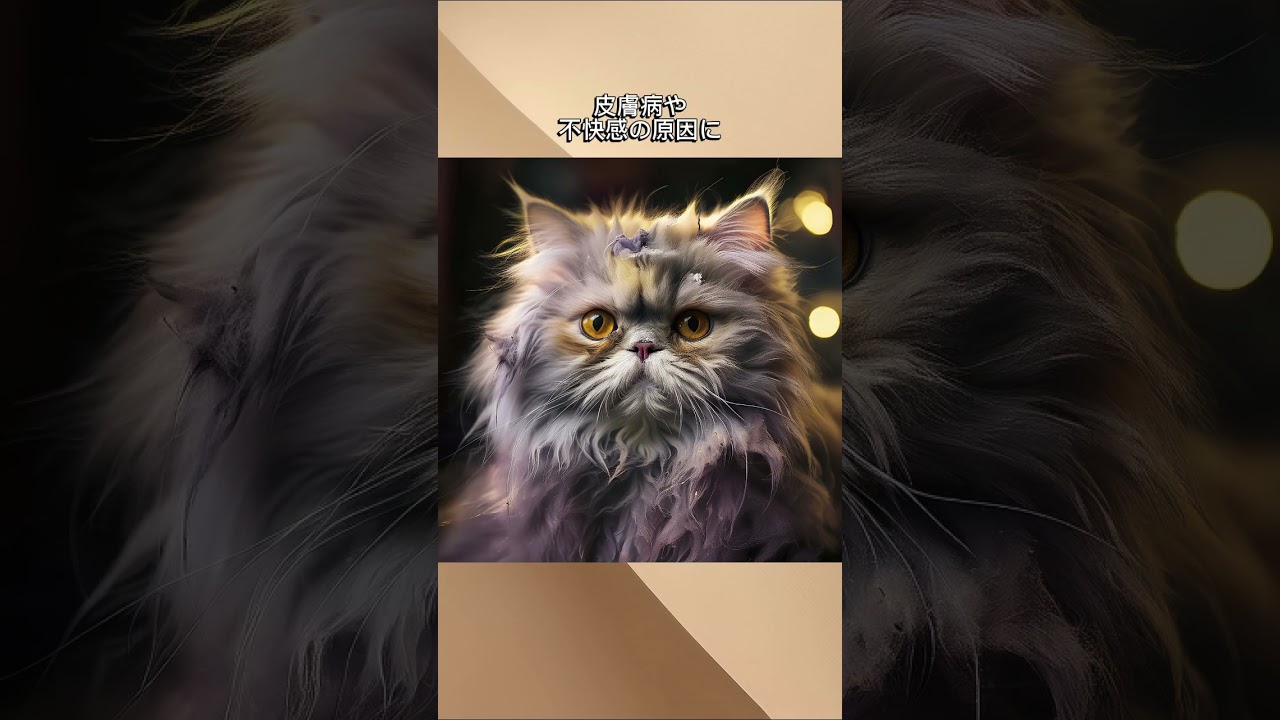 ペルシャ猫の美しい長毛を保つ秘訣