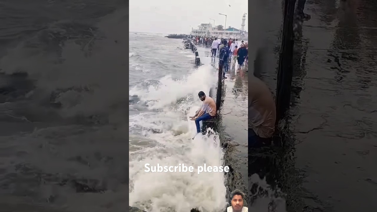 Mumbai haji ali dargah #new shorts #video viral#samunder ka pani road tak a #☝️☝️☝️raha hai