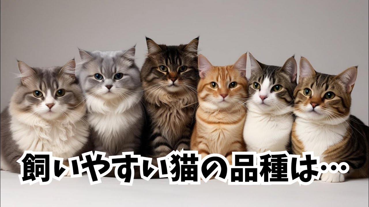 飼いやすい猫の品種7選