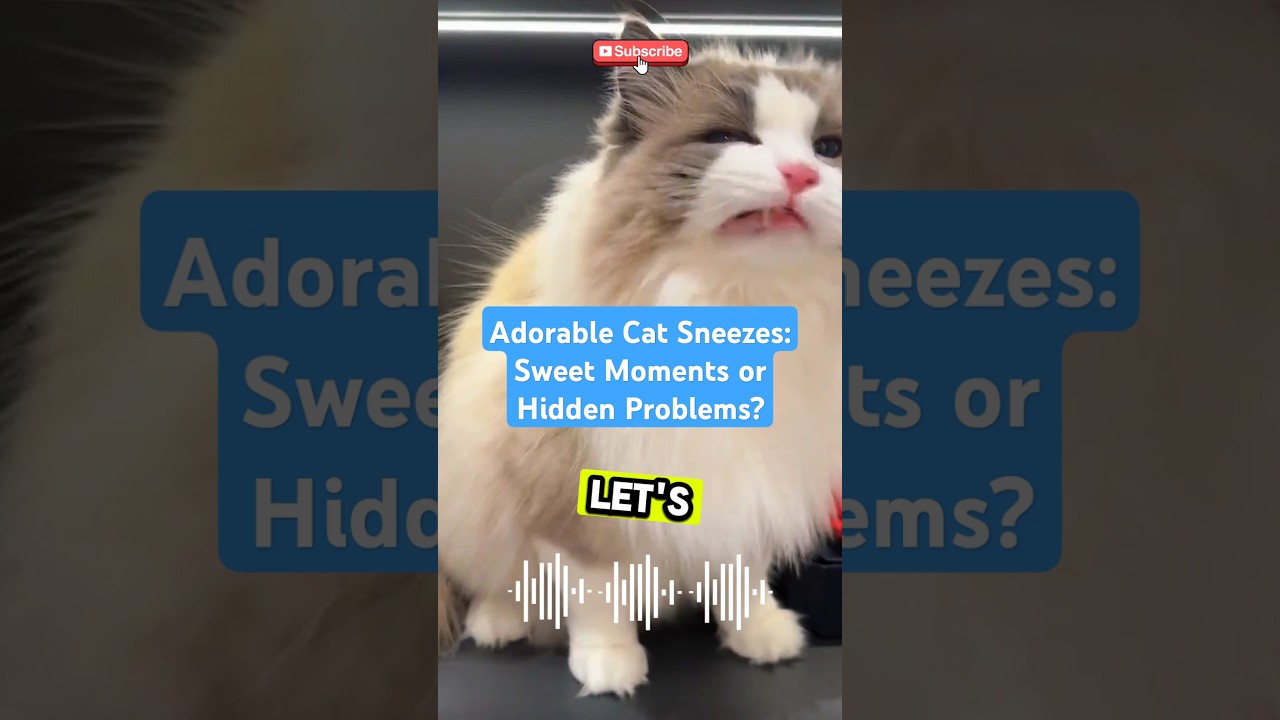 Adorable Cat Sneezes: Sweet Moments or Hidden Problems? #cat #shorts #catfacts #cattips #shortvideo