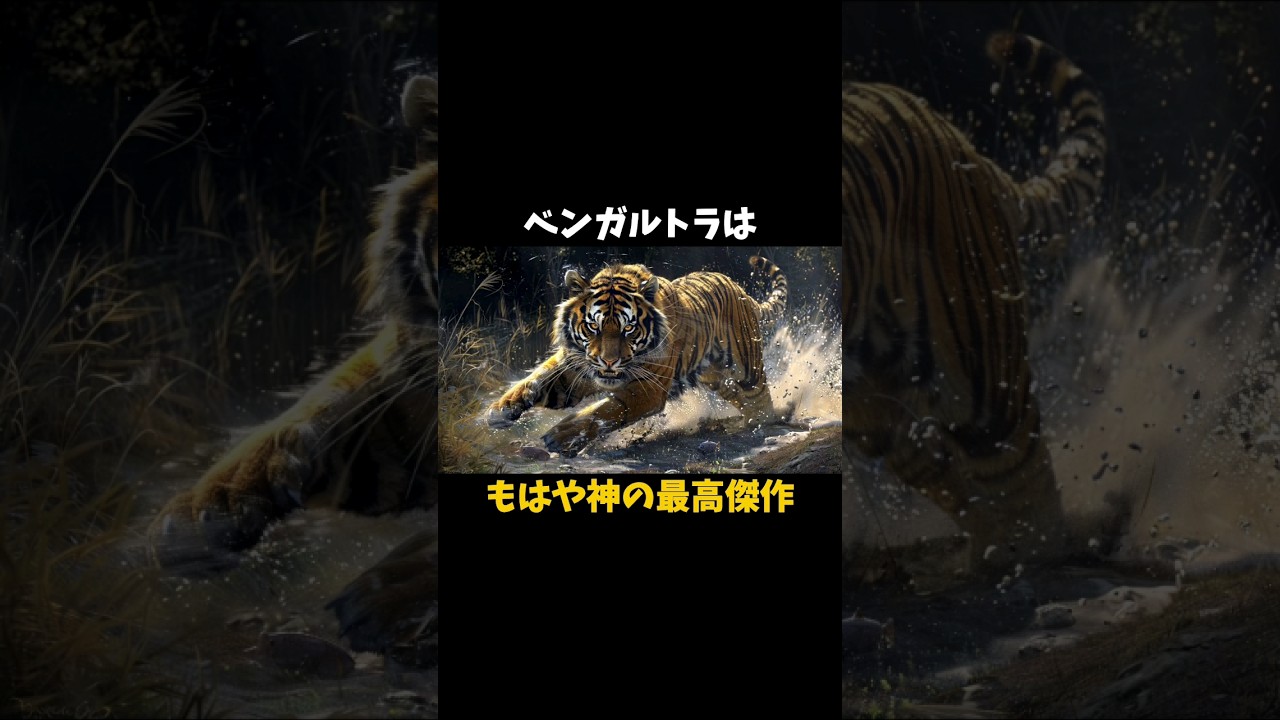 存在が芸術すぎるベンガルトラ#shorts