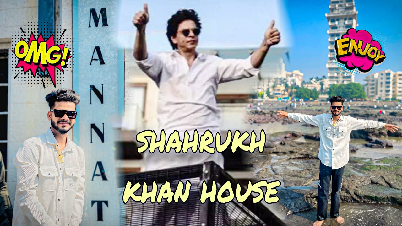 Finally Mumbai Pahunch Gaye 😍 || Srk House Mannat 😉