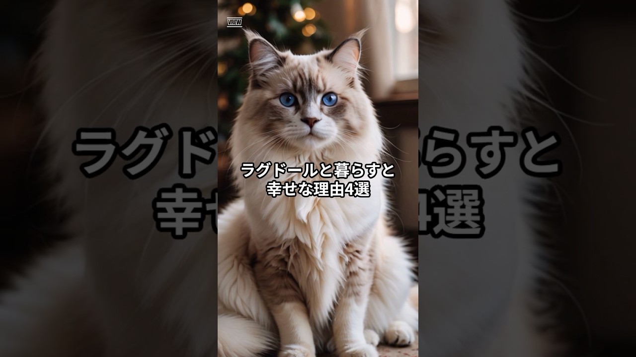 ラグドールと暮らすと幸せな理由4選！猫の虜#shorts #ラグドール #猫