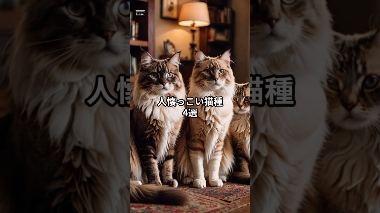 人懐っこい猫種4選！猫の虜#shorts #猫