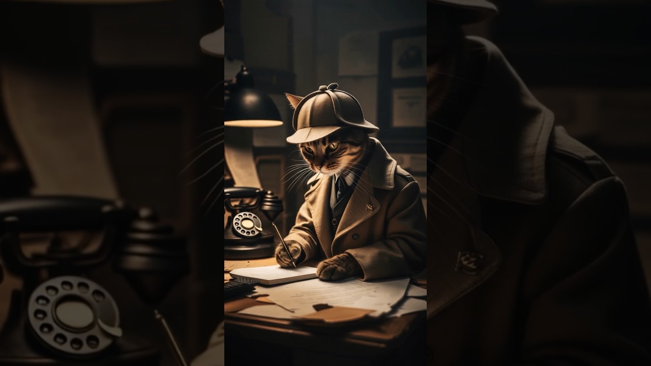 Detective Mike's Case Files#cat #aiimages #funnyvideo #funny