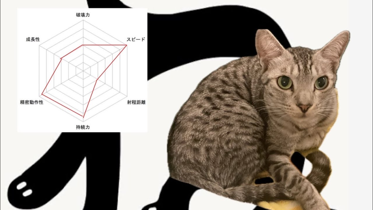 ユキオとシンタローのステータス😻#ベンガル #ocicat#ジョジョの奇妙な冒険#bengalcat #jojo