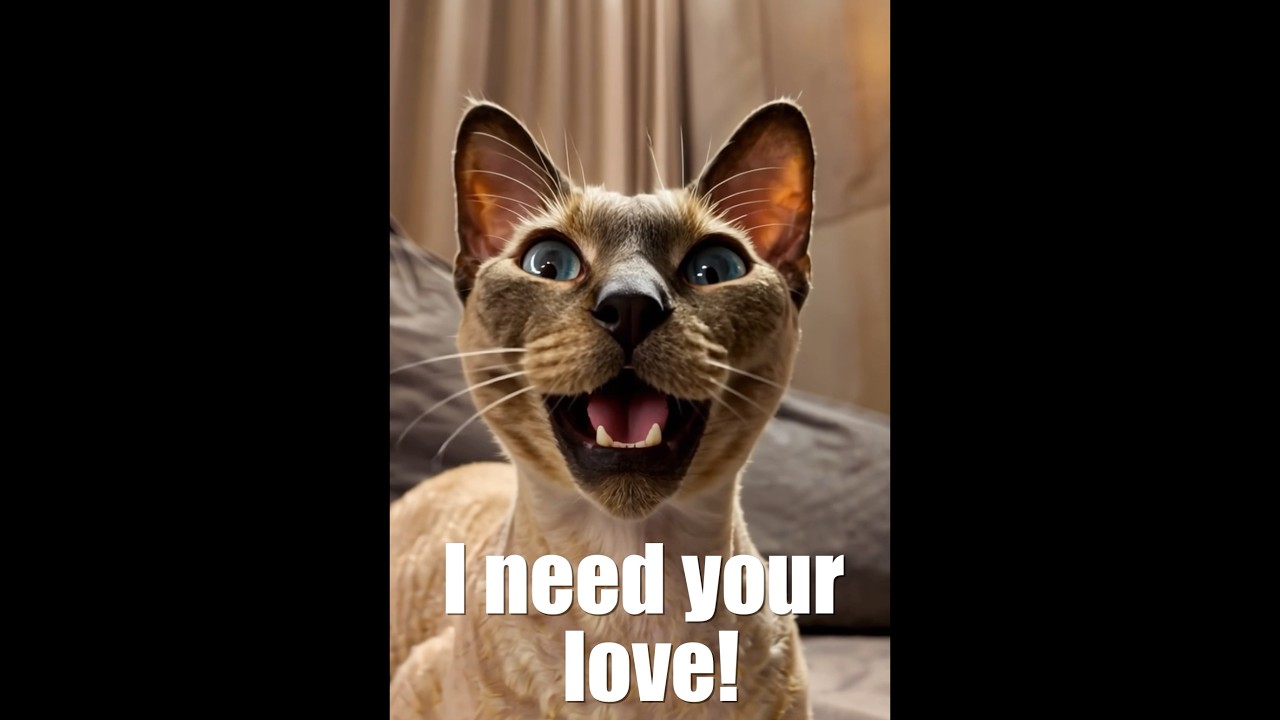 I need your love #catlover  #cat 😻