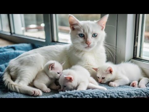Funny white russian cats #Cats #Kittens #Viralcats
