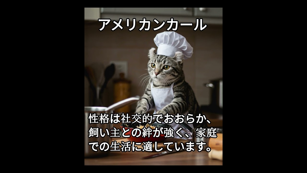 アメリカンカールのかわいい生態、雑学【猫】#cat#catshortsvideo #ねこ#ネコ#猫#かわいい#雑学#豆知識#解説