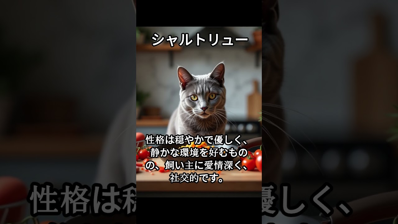 シャルトリューのかわいい生態、雑学【猫】#cat#catshortsvideo #ねこ #ネコ #猫 #子猫  #かわいい #雑学 #豆知識 #解説