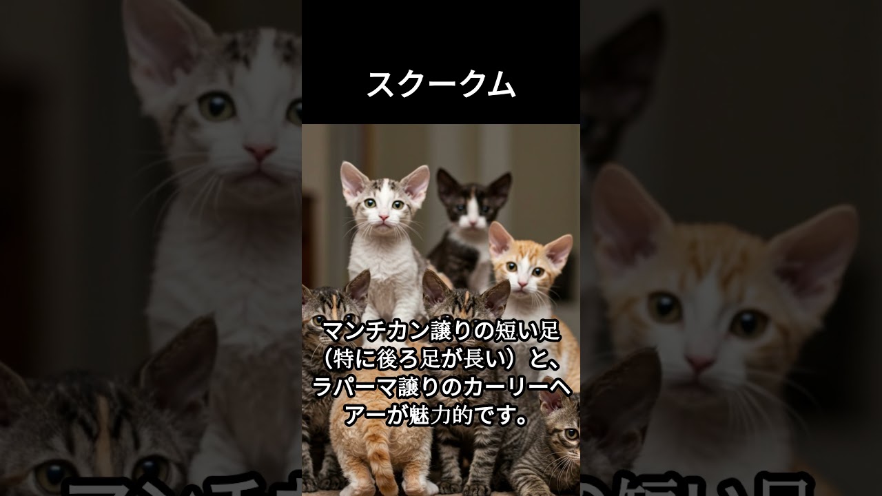 スクークムのかわいい生態、雑学【猫】#cat#catshortsvideo #ねこ #ネコ #猫 #子猫  #かわいい #雑学 #豆知識 #解説