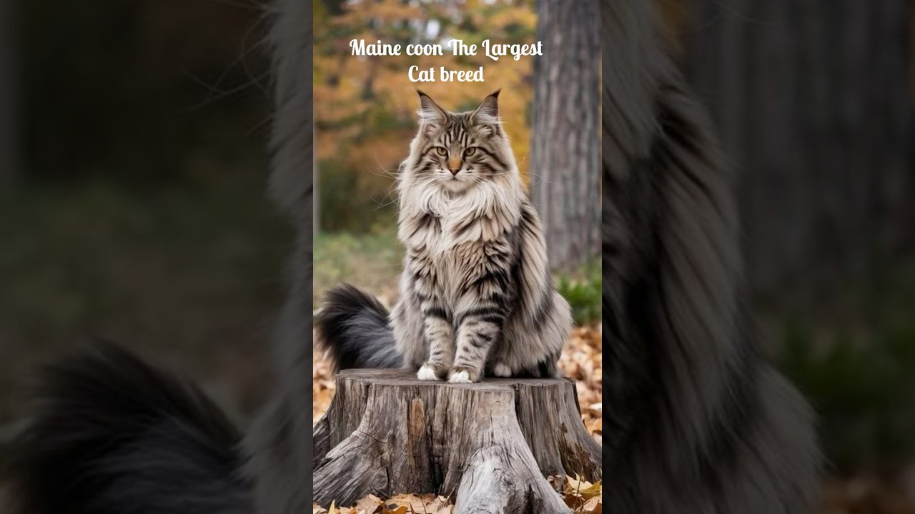 Maine coon The Largest Cat breed