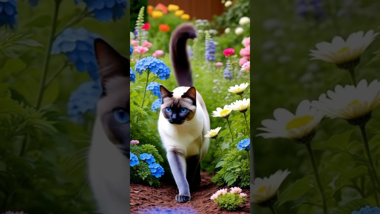 EVERY STEP THIS SIAMESE CAT TAKES IS A LESSON IN GRACE — PREPARE TO BE AMAZED!